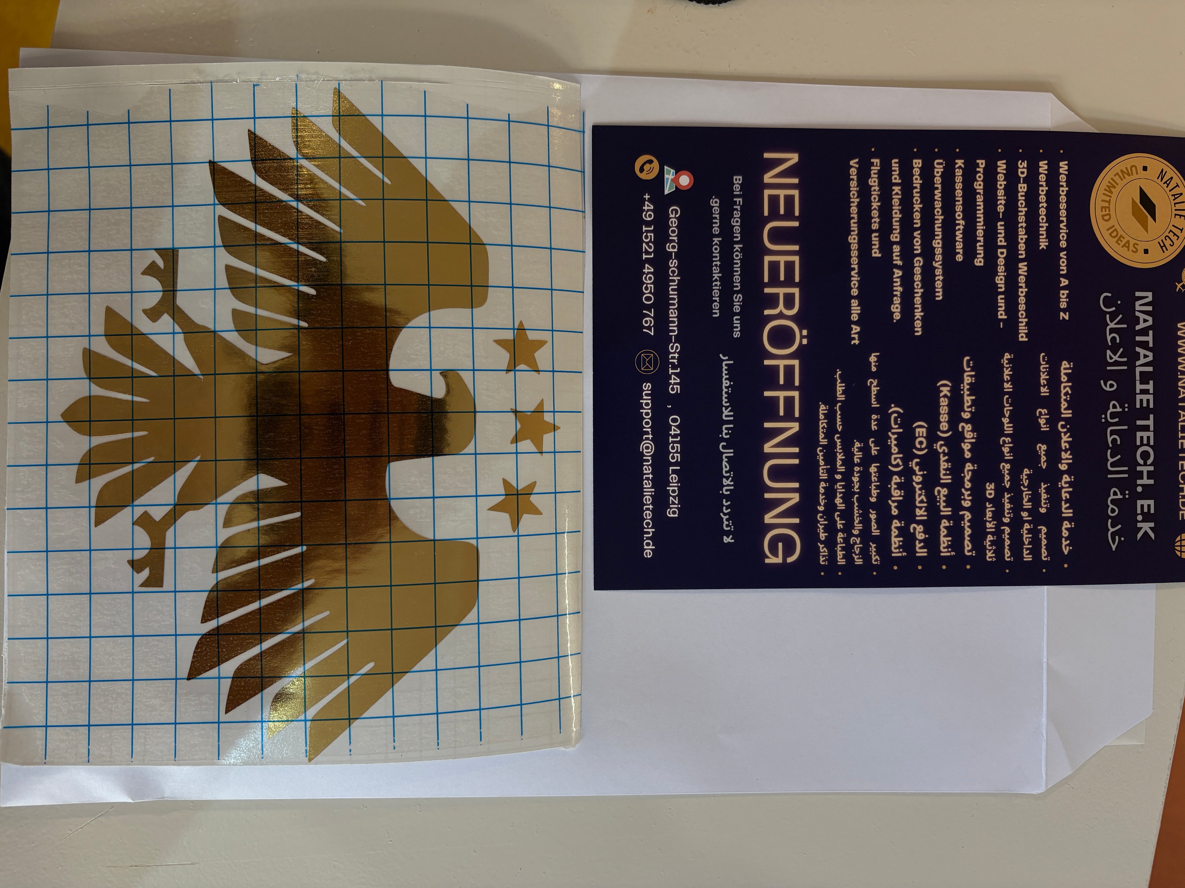 Beschriftungsservice mit Vinylfolie – Schnell, hochwertig & günstig!*