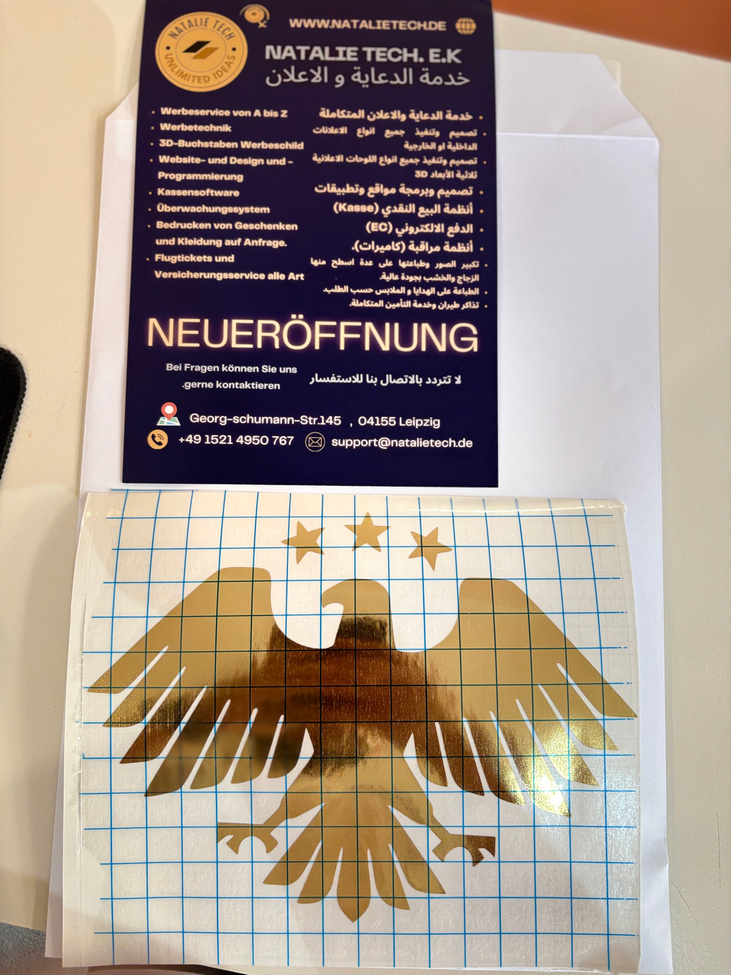 Beschriftungsservice mit Vinylfolie – Schnell, hochwertig & günstig!*