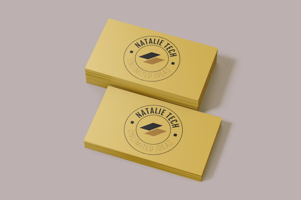 1000 Stück Visitenkarten quer 4/4 farbig 90 x 50 mm (beidseitiger Druck