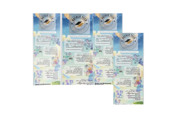 5000 Stück Flyer  A4,A5,A6 DIN Lang